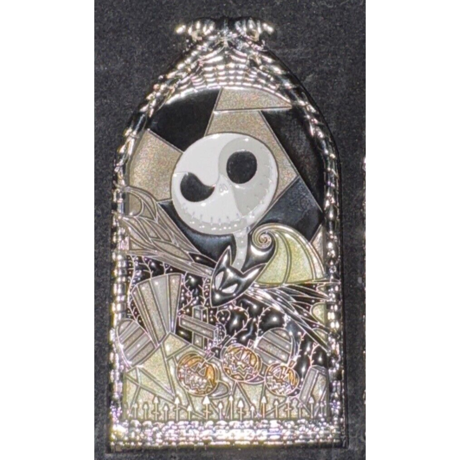 DISNEY PARK 100% AUTHENTIC JACK SKELLINGTON WINDOWS OF MAGIC PIN LE 2000 B5