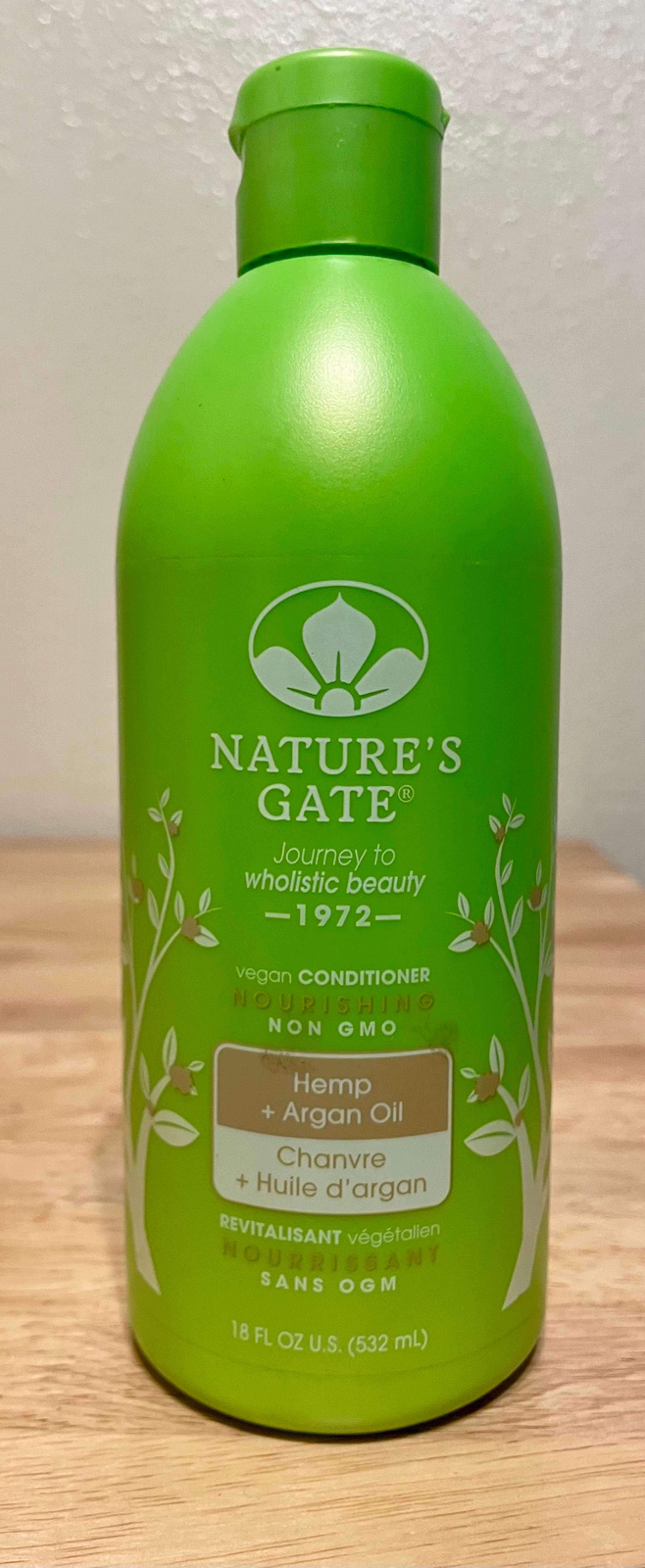 Natures Gate Conditioner Hemp+Argan Oil rare hard to find