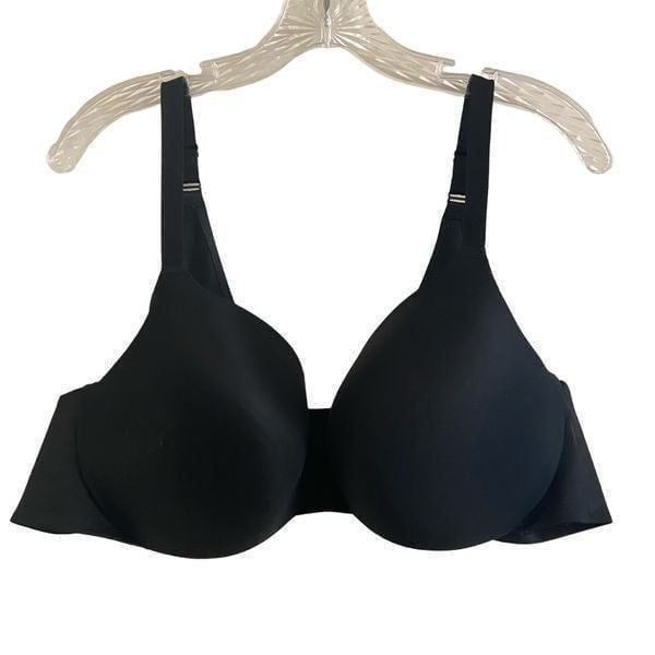 Cacique Lined Underwire Bra Black Size 46C