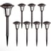 SUNCKET Solar Lights Outdoor Waterproof 8 Pack Super Bright Solar Garden Ligh...