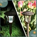 SUNCKET Solar Lights Outdoor Waterproof 8 Pack Super Bright Solar Garden Ligh...
