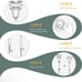 SUNCKET Solar Lights Outdoor Waterproof 8 Pack Super Bright Solar Garden Ligh...