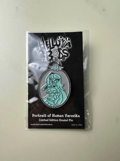 Portrait of Human Verosika Limited Edition Helluva Boss Enamel Pin