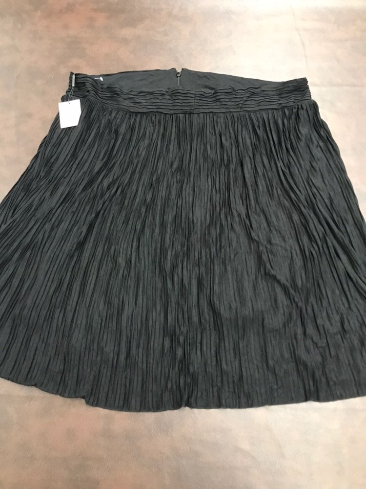 Calvin Klein Black Crinkle Skirt 1X 99