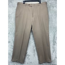 Brooks Brothers Men's Madison Dress Pants 40x32 (Actual 40x29) Beige Wool Cuffed