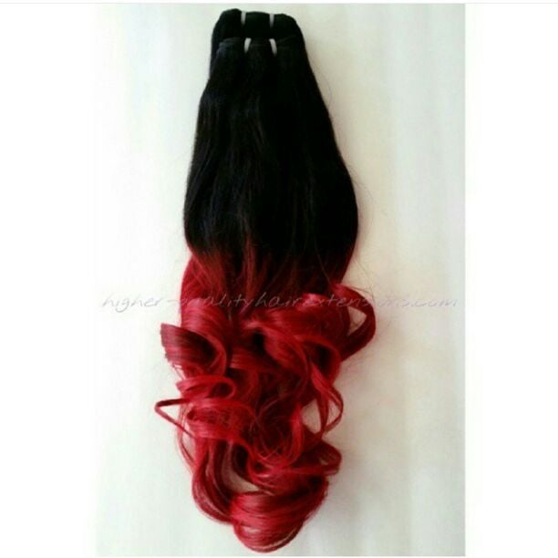 Red Ombre Hair Extensions