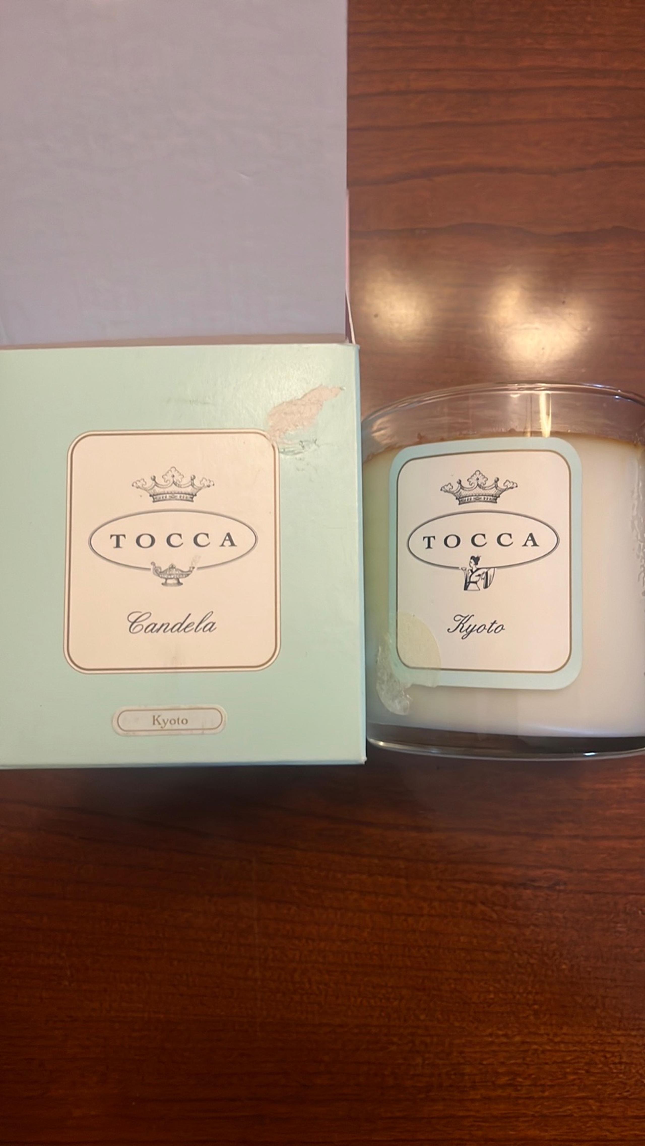 NIB Tocca Candle  scent Florence  A brand new large tester  A little imperfect b