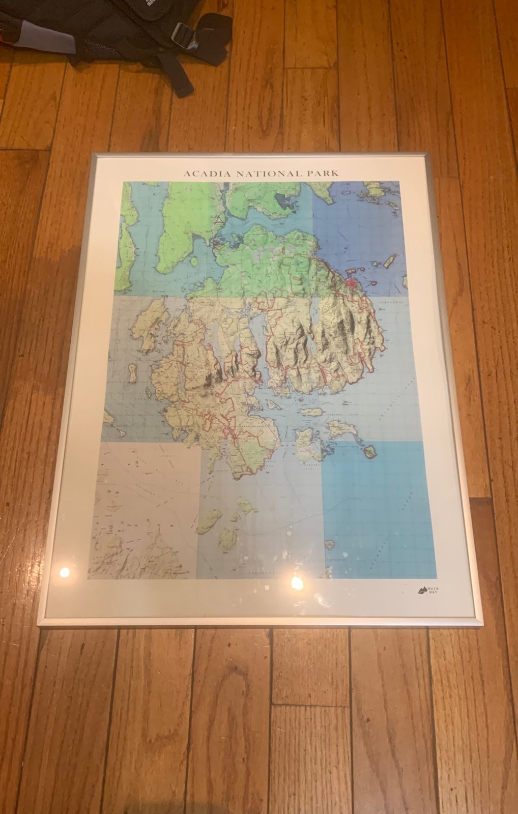 Muir Way Map of Acadia National Park