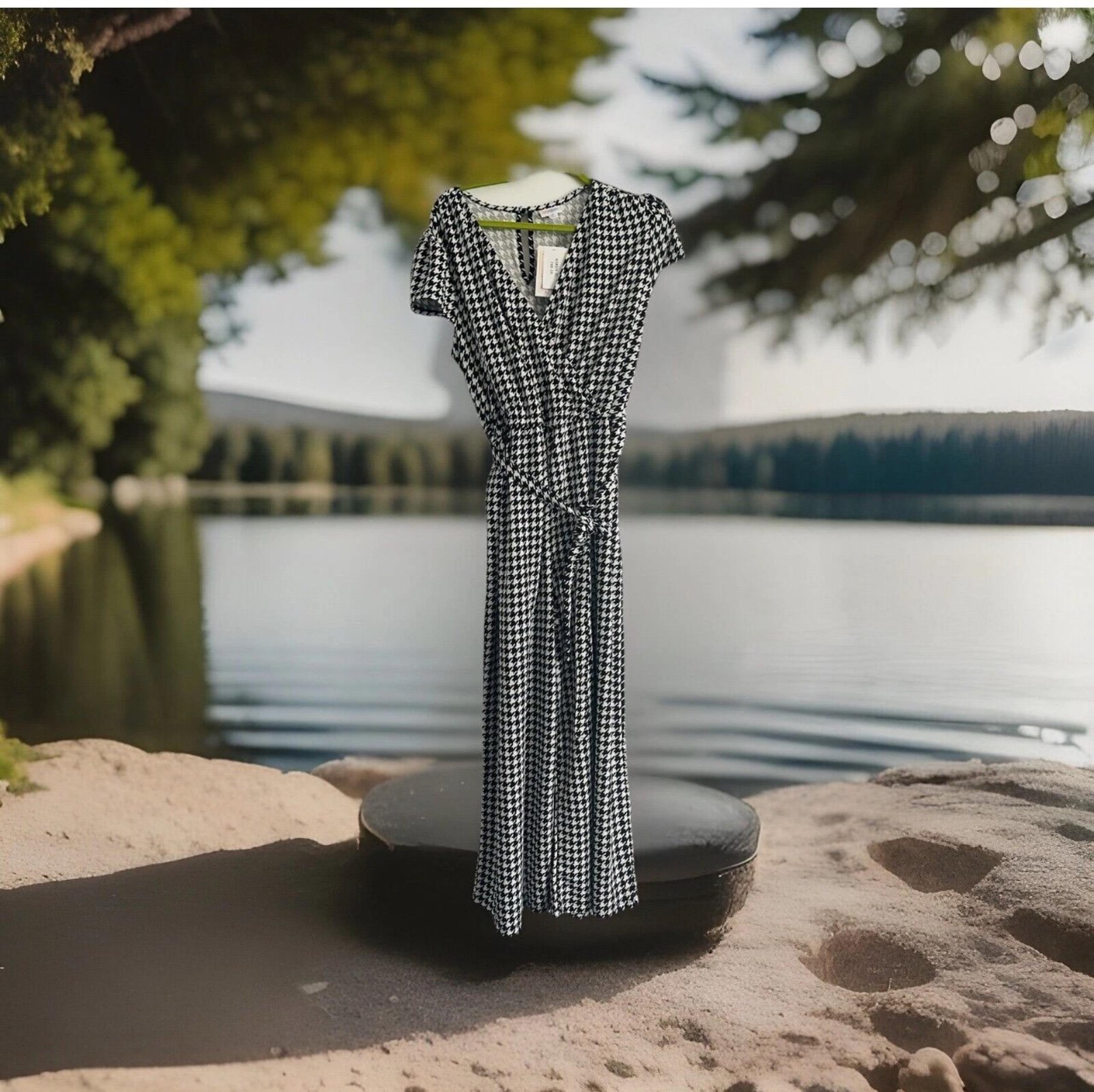 Lularoe Karen Jumpsuit XL Houndstooth NWT