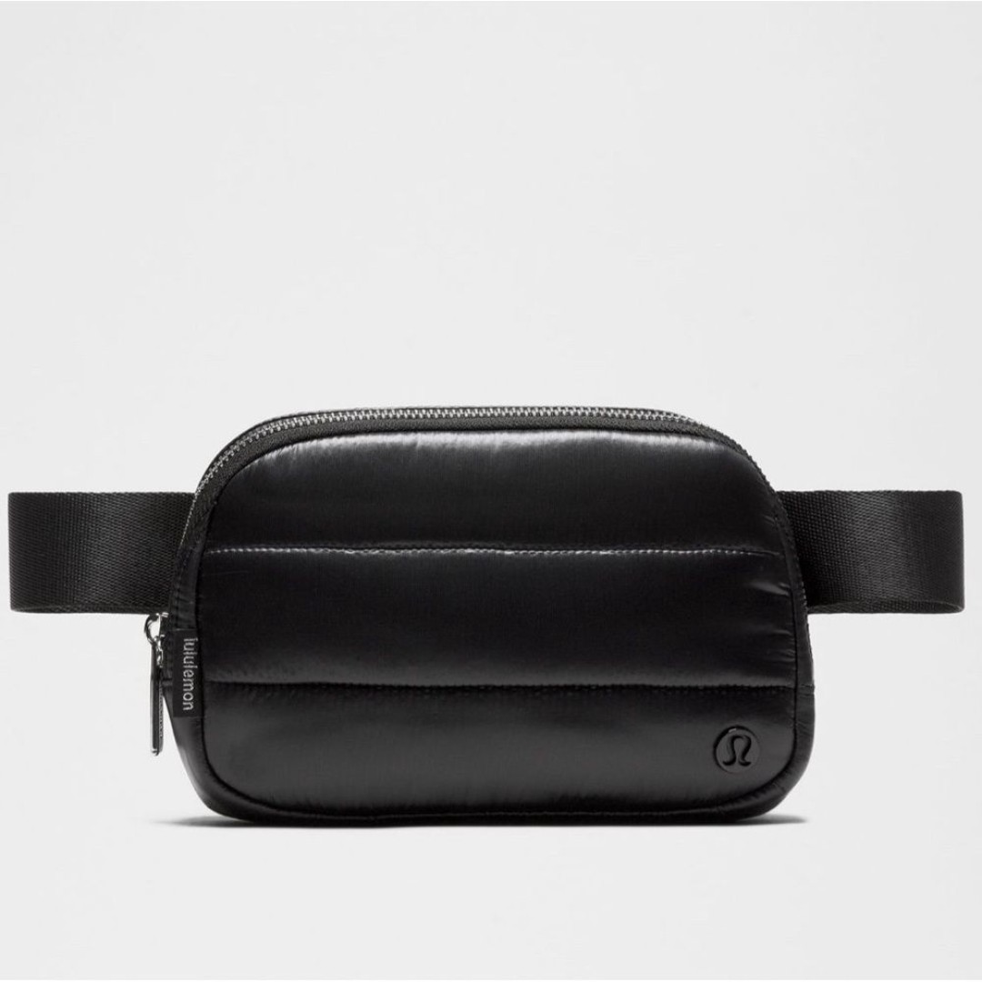 LULULEMON ATHLETICA Everywhere Belt Bag Wunder Puff Shine Black 1L NWT