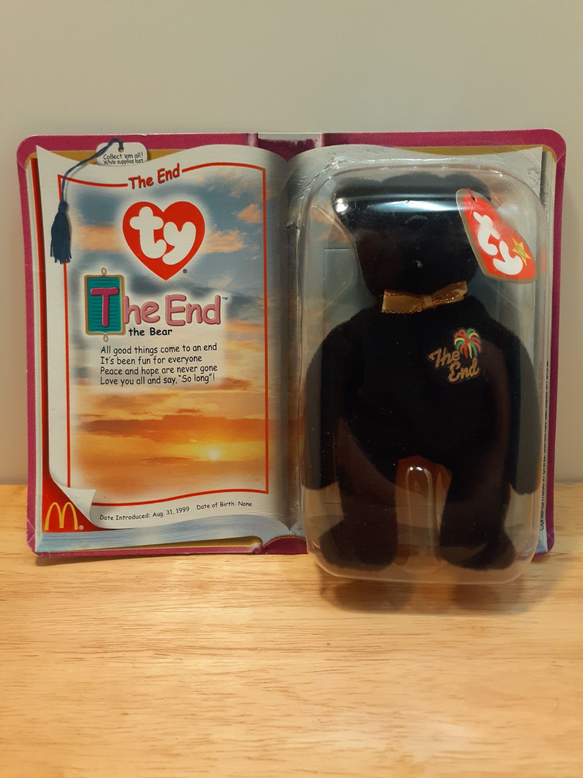TY Vintage The End Original Beanie baby
