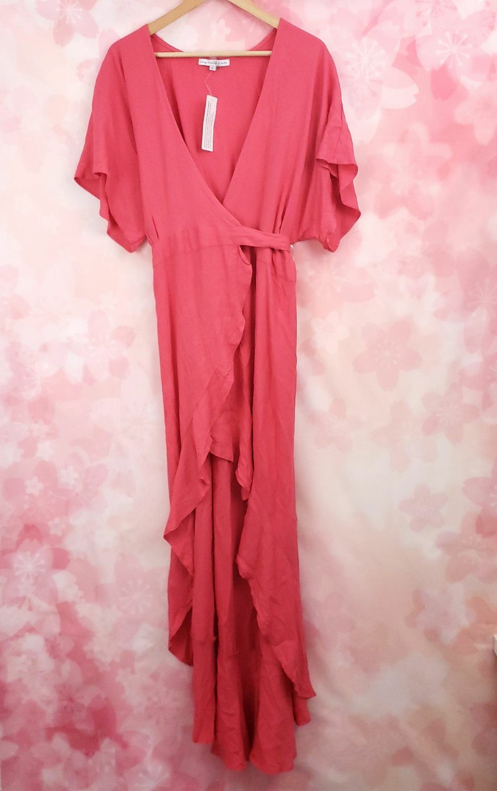 Young Fabulous Broke High Low Wrap Dress
