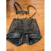 Vintage German Lederhosen Leather Oktoberfest Suede Shorts Suspenders 23 Waist