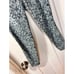 Athleta Salutation Stash Pocket II Printed 7/8 Tight Leggings Blue Green small