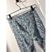 Athleta Salutation Stash Pocket II Printed 7/8 Tight Leggings Blue Green small