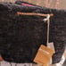 Carpisa woman's collection fushia reversible black faux fur . 8 by 10