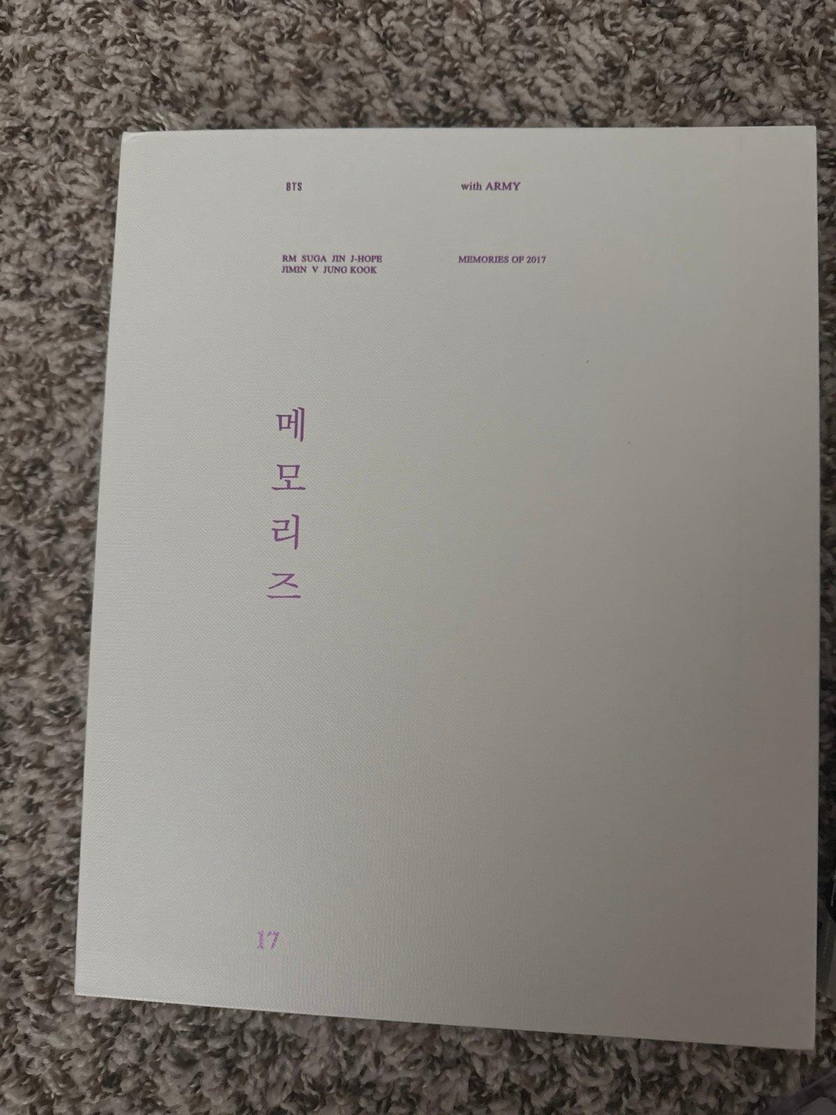BTS Memories of 2017