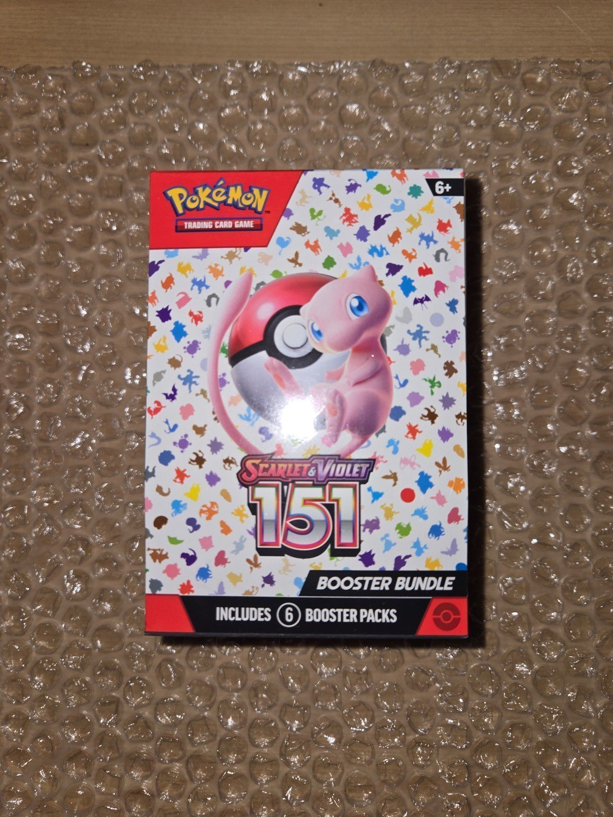 ONE Pokemon TCG Scarlet& Violet-151 Booster Bundle 6 Booster Packs!