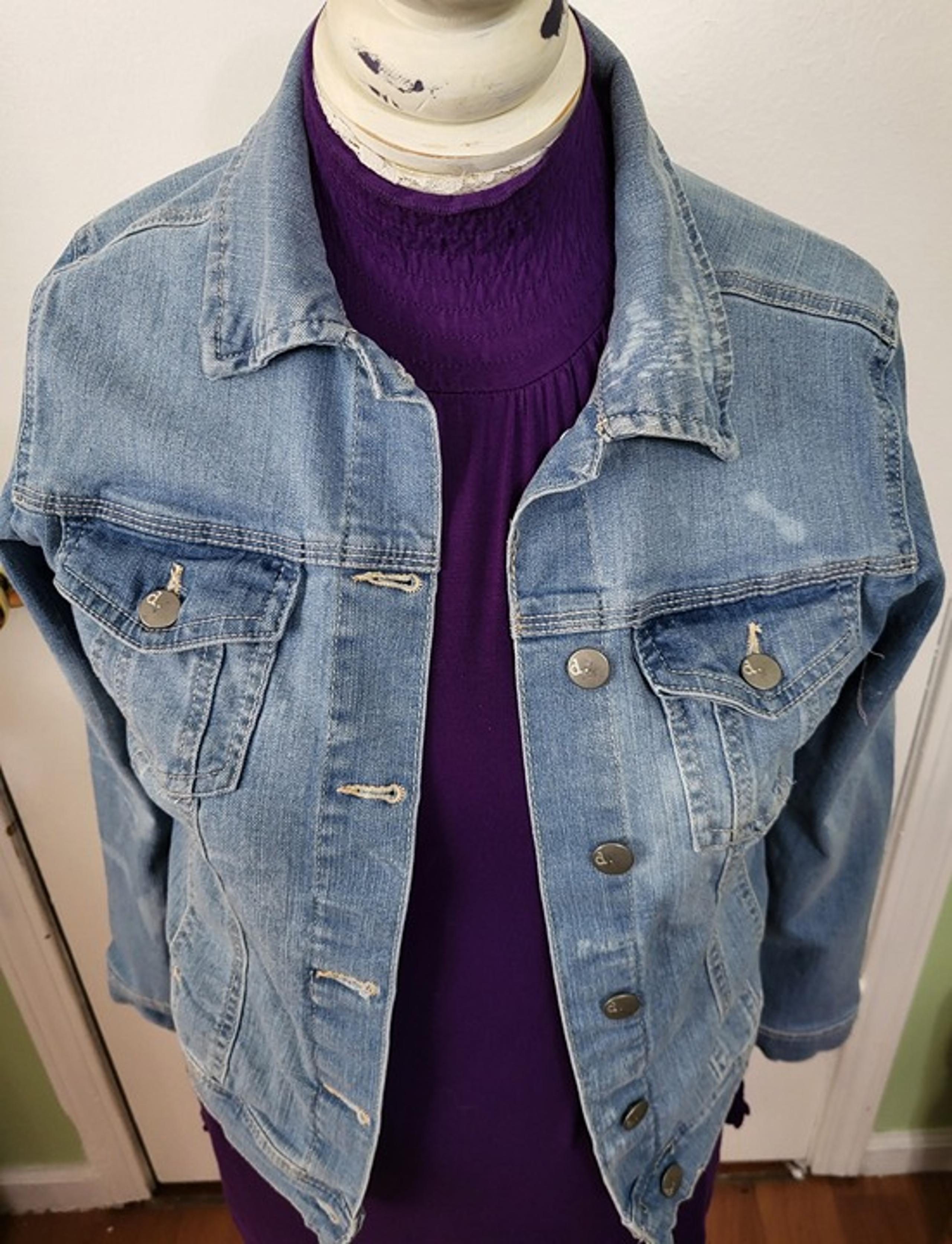 d.jeans Denim Jacket Women's size Small light blue