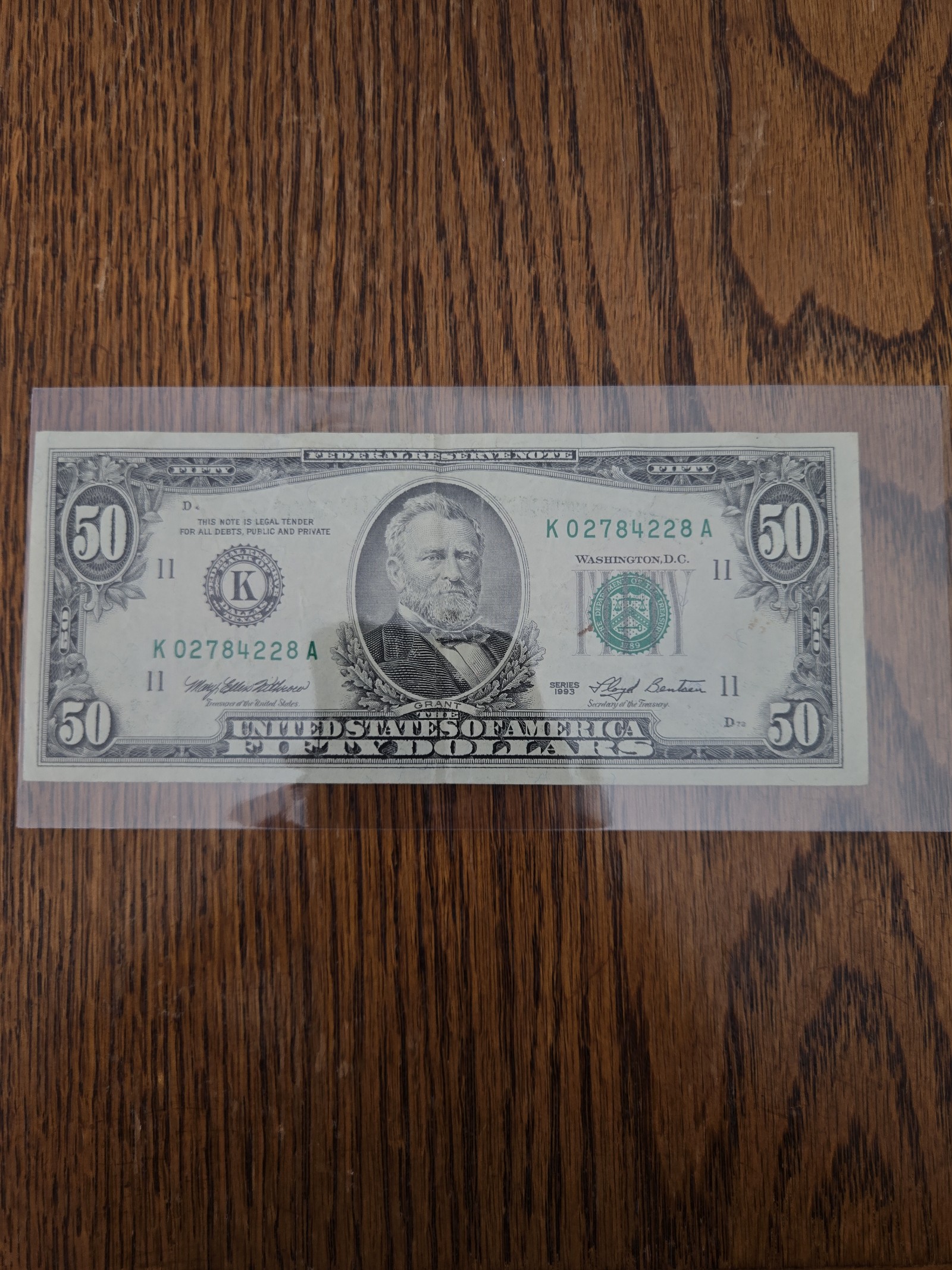 Series 1993 50 Bill