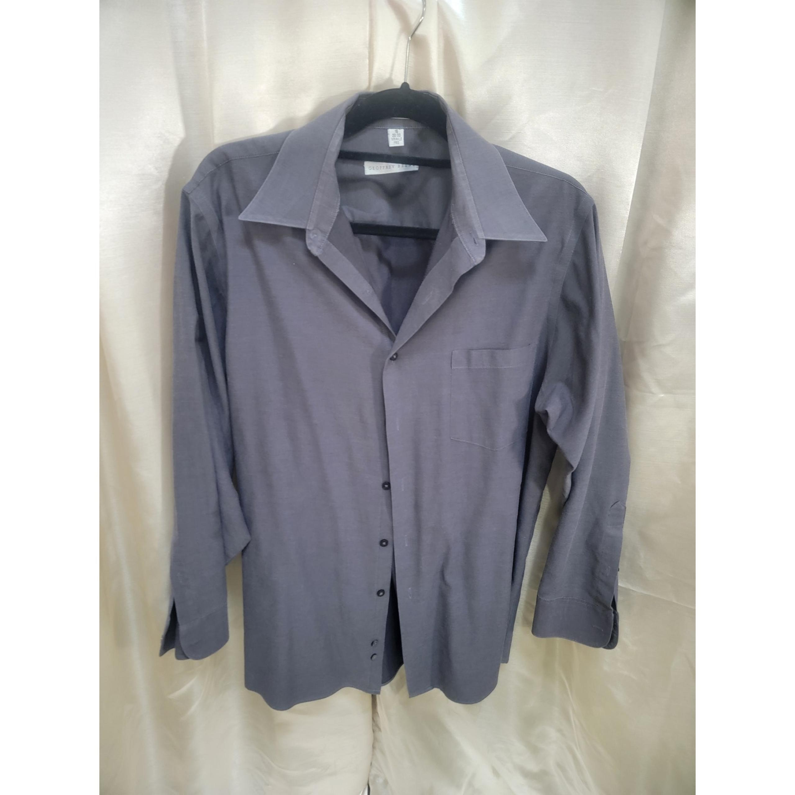 GEOFFREY BEENE button up shirt size 16 32/33 wrinkle free