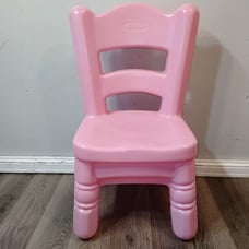 HTF VINTAGE Little Tikes Pink Victorian Country Princess Chair - Child Size