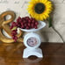 Clock decorative kitchen scale with clock