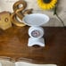 Clock decorative kitchen scale with clock