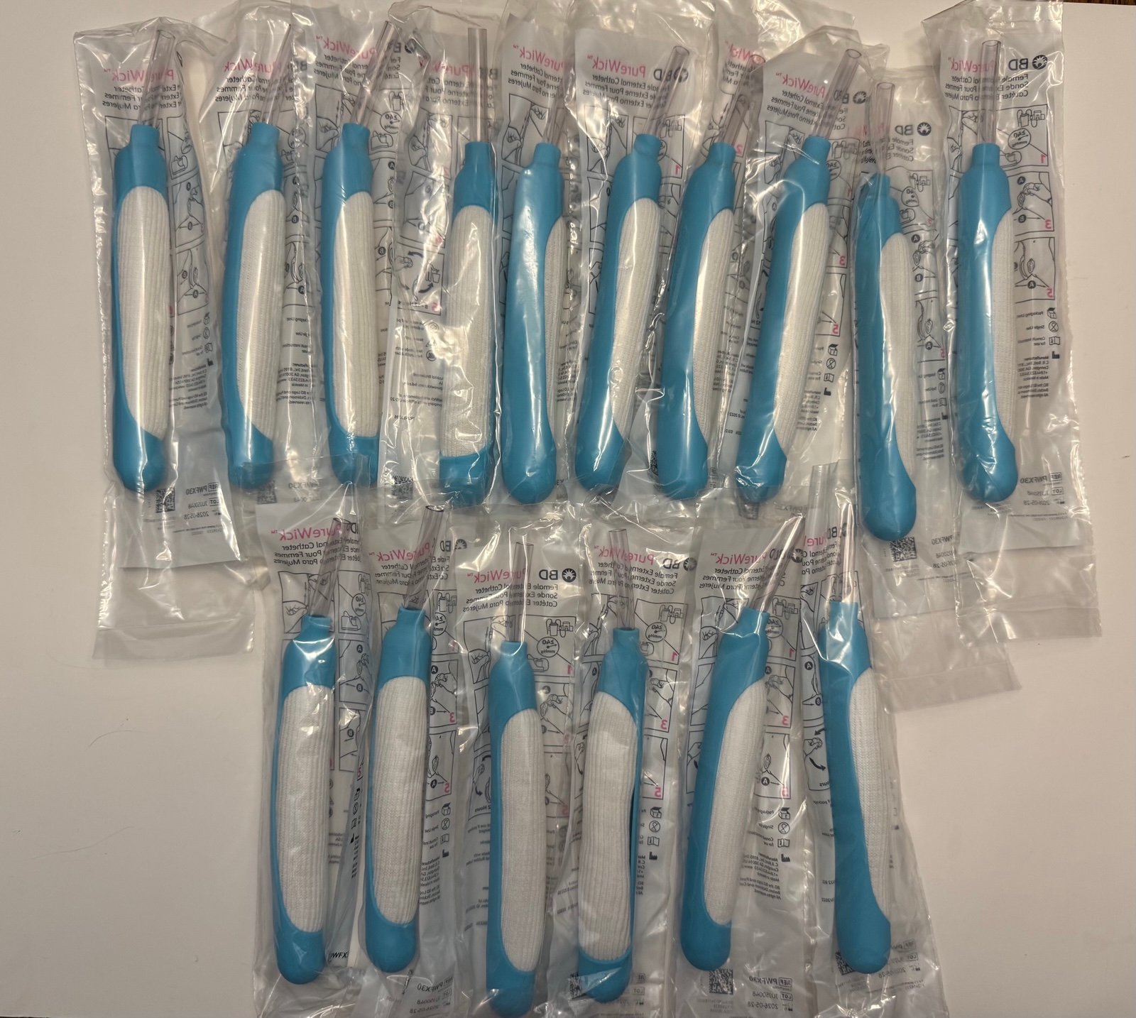 PureWick Female External Catheters BARD Lot of 16 Sealed Pure Wick PWFX30
