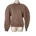 AGOLDE Tarron Mock Neck Sweatshirt in Toffee Heather Size XS