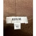 AGOLDE Tarron Mock Neck Sweatshirt in Toffee Heather Size XS