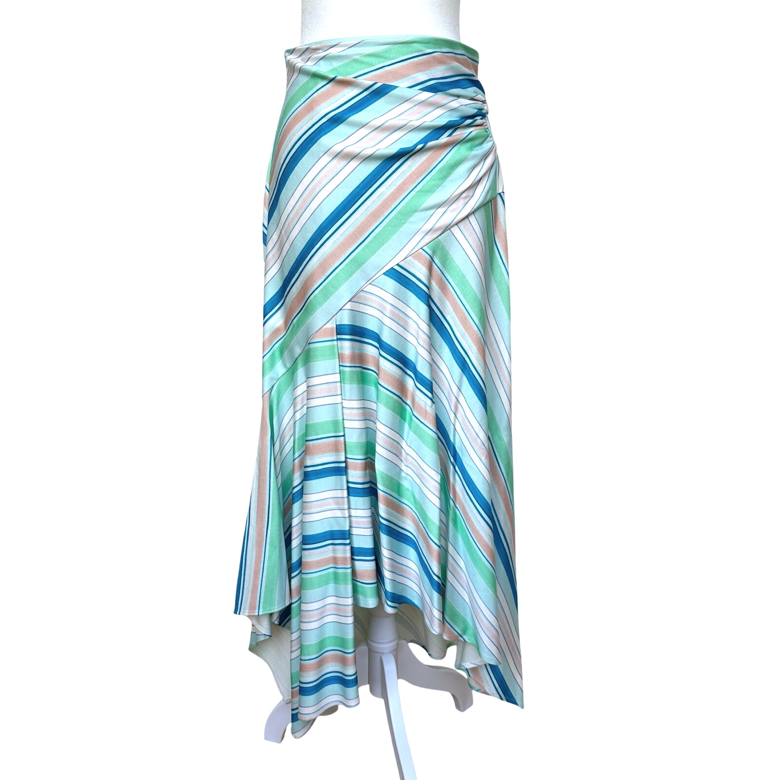 Peter Pilotto Striped Asymmetrical Maxi Skirt – Size 8