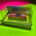 Johnny Lightning Slot Car Corvette Conve