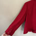 Pendleton warm red tweed wool blend blazer, GUC size 18W