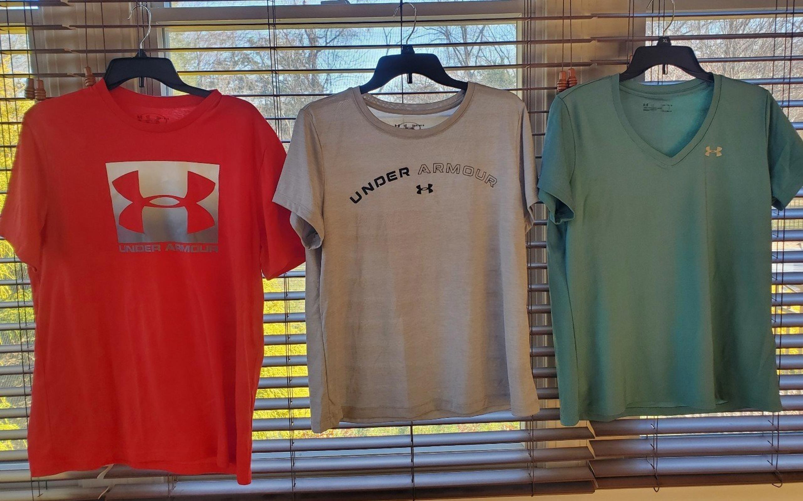 Under Armour bundle of 3 unique ladies shirts