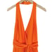Revolve NBD Victoria Gown Halter Dress in Tangerine Orange Size XS