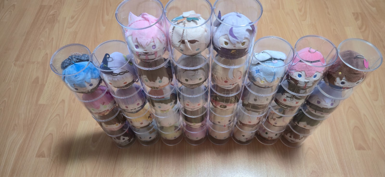 Hololive Production Fuwakororin Vol 1-5 Plush Set of 35 With Round Case