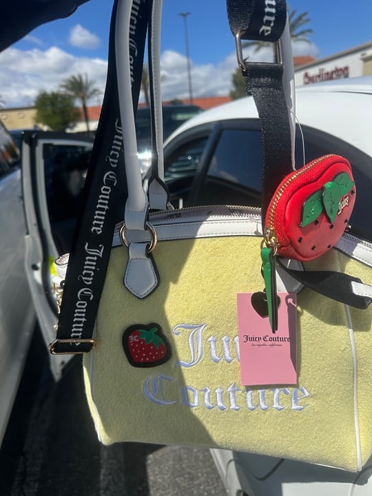 Juicy Couture Exclusive yellow Sweet & Juicy Strawberry Tote Bag