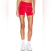 NWT Beach Riot Glitter Bike Short in Fiery Red Velvet Size XS