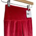 NWT Beach Riot Glitter Bike Short in Fiery Red Velvet Size XS