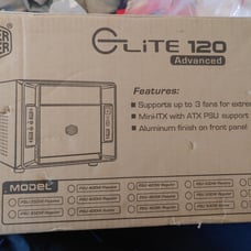 COOLER MASTER Elite 120 Advanced Mini-ITX Case Ultra Small | M/N RC-120A-KKN1. N