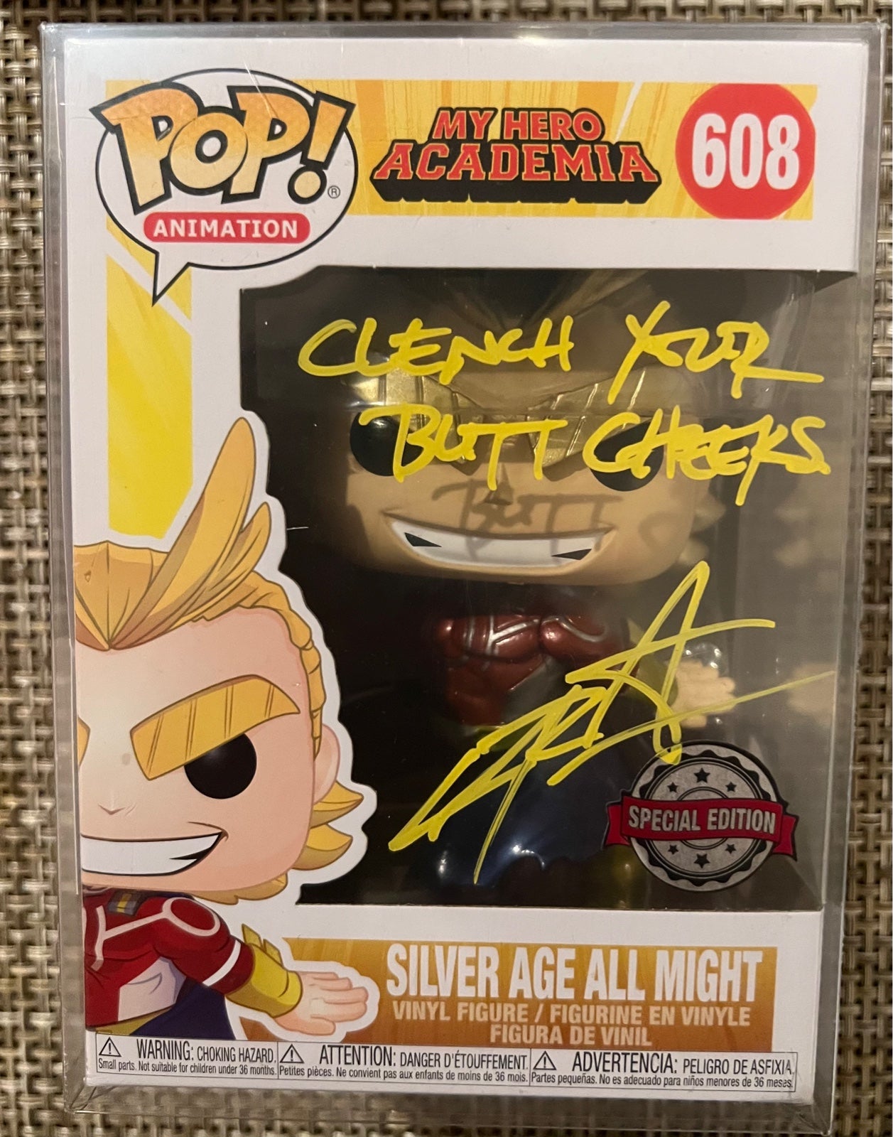 Funko Pop Silver Age All Might (Signed)