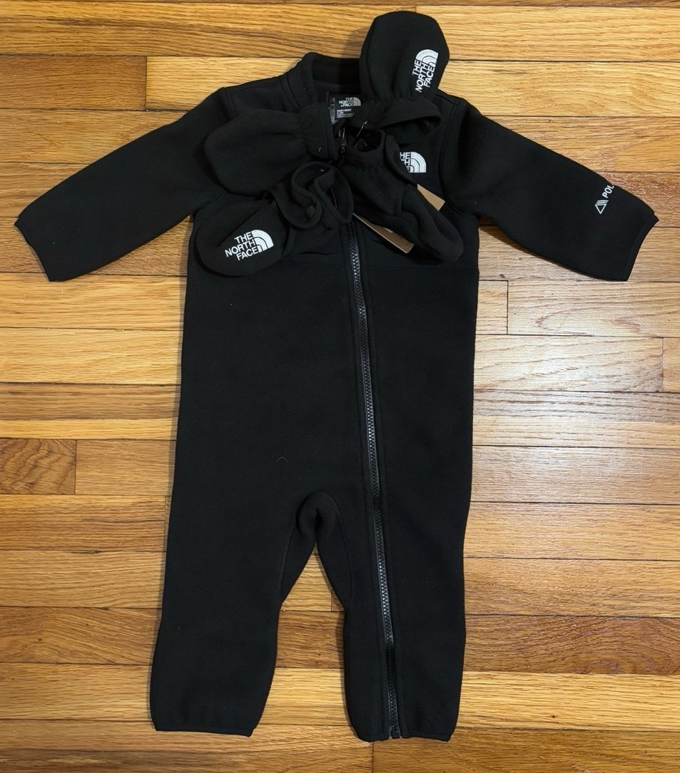 North Face Baby Denali one-piece set