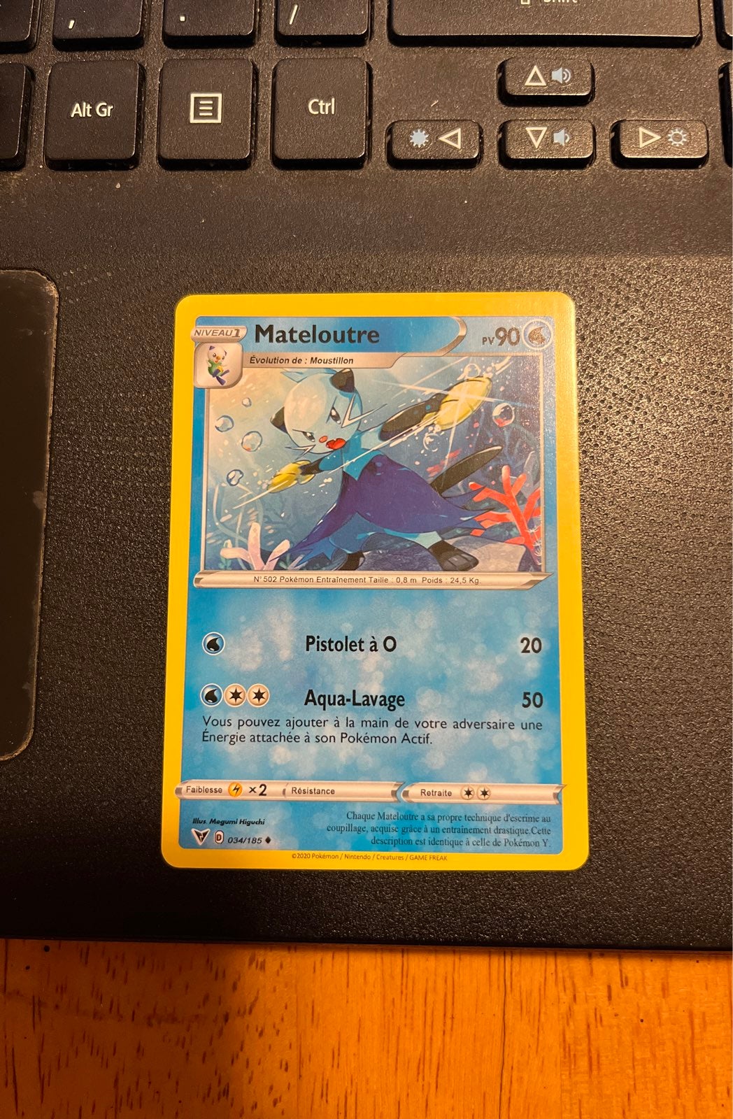 Pokemon 2020 TCG Dewott 034/185 Uncommon Vivid Voltage New !!!