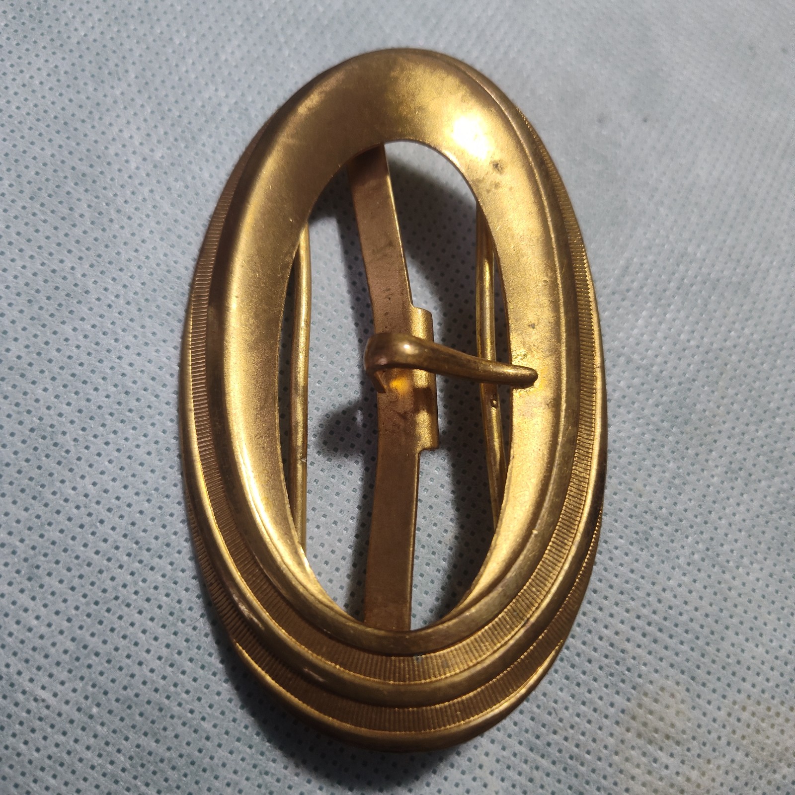 Antique Edwardian gold filled belt buckle