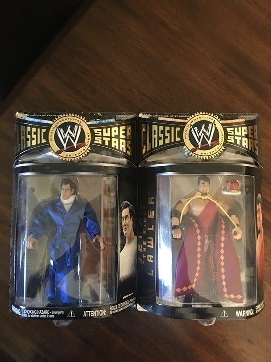 Andy Kaufman & Jerry Lawler WWE Classic Superstars Collector Series RARE