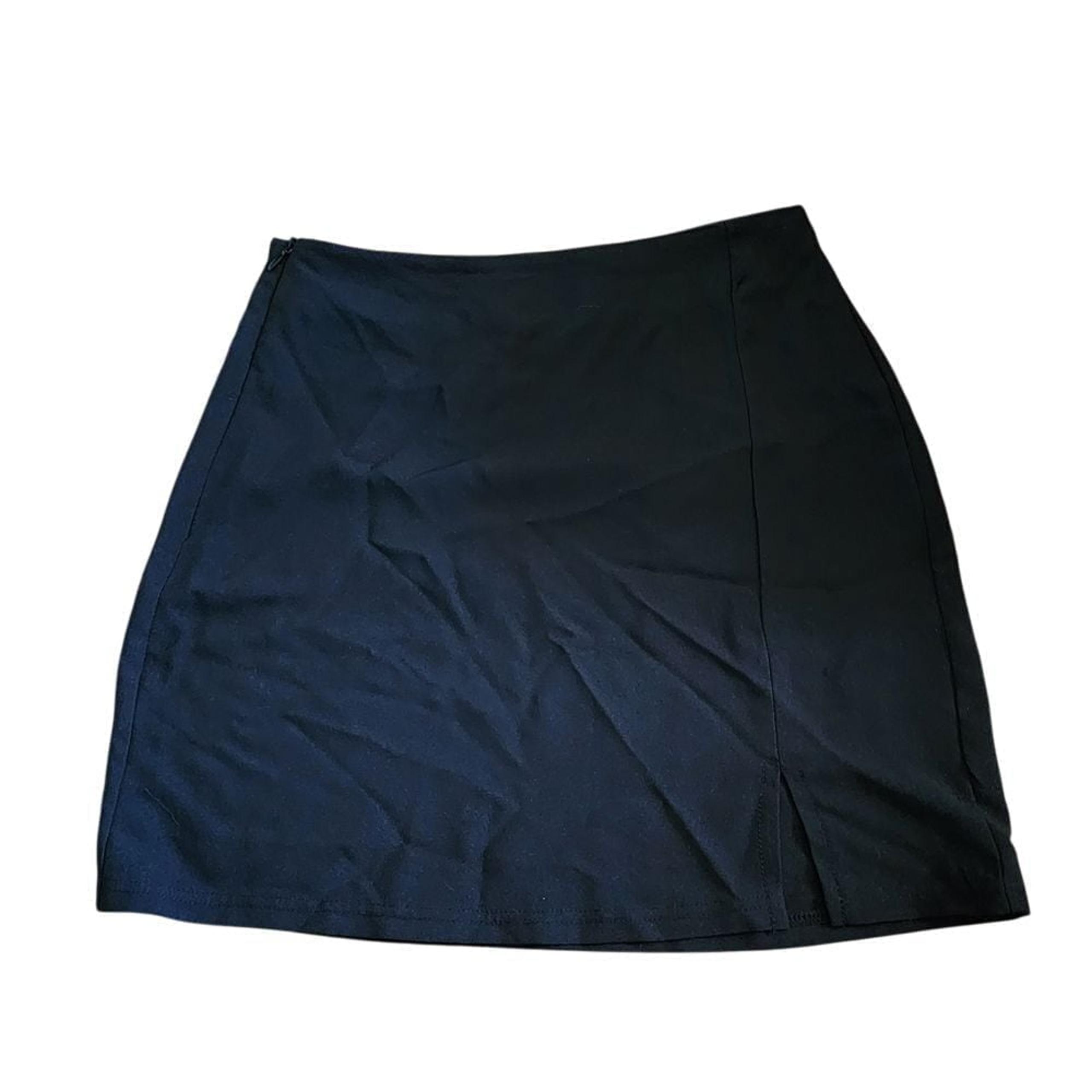 SHEIN Black Mini Skirt A-Line Basic Office Work Casual Party