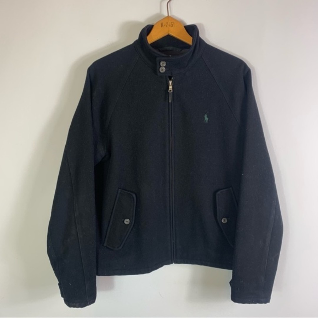 Polo Ralph Lauren Wool Blend Lined Jacket Western Size Medium