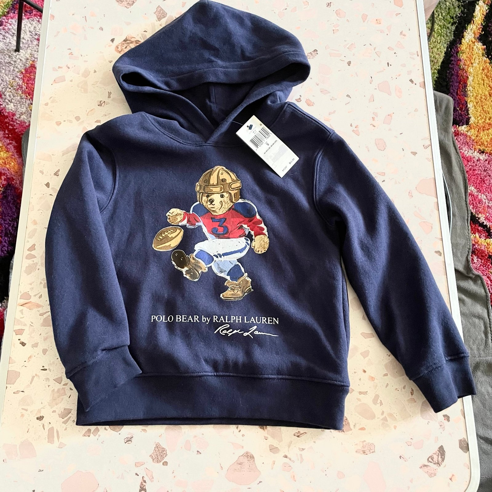 Ralph Lauren Polo Signature Logo Bear Hoodie
