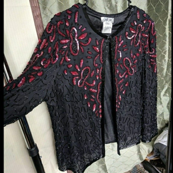 Silk Embellished Jacket
